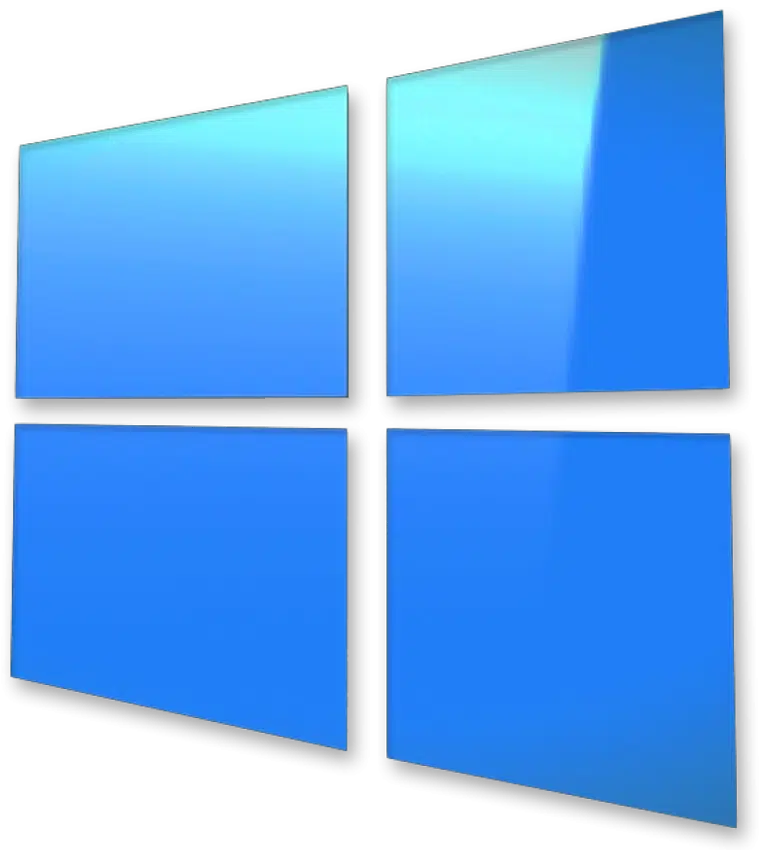 Microsoft Windows logo in blue tones.